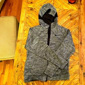 Men’s medium, black and white Nike Dri-Fit hoodie